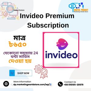 Invideo Studio Premium Subscription Banglades