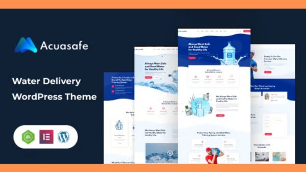 Acuasafe – Drinking Water Delivery WordPress Theme